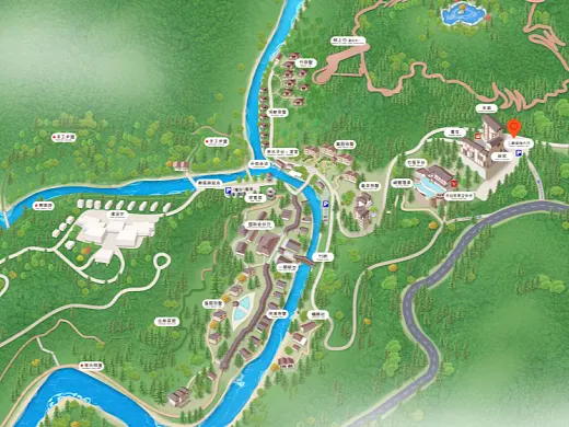 泰州结合景区手绘地图智慧导览和720全景技术，可以让景区更加“动”起来，为游客提供更加身临其境的导览体验。
